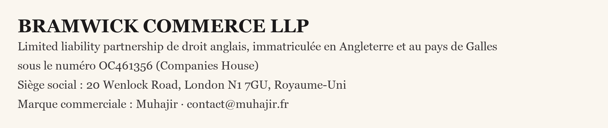 Identité de la société éditrice, forme juridique, numéro d'immatriculation et siège social