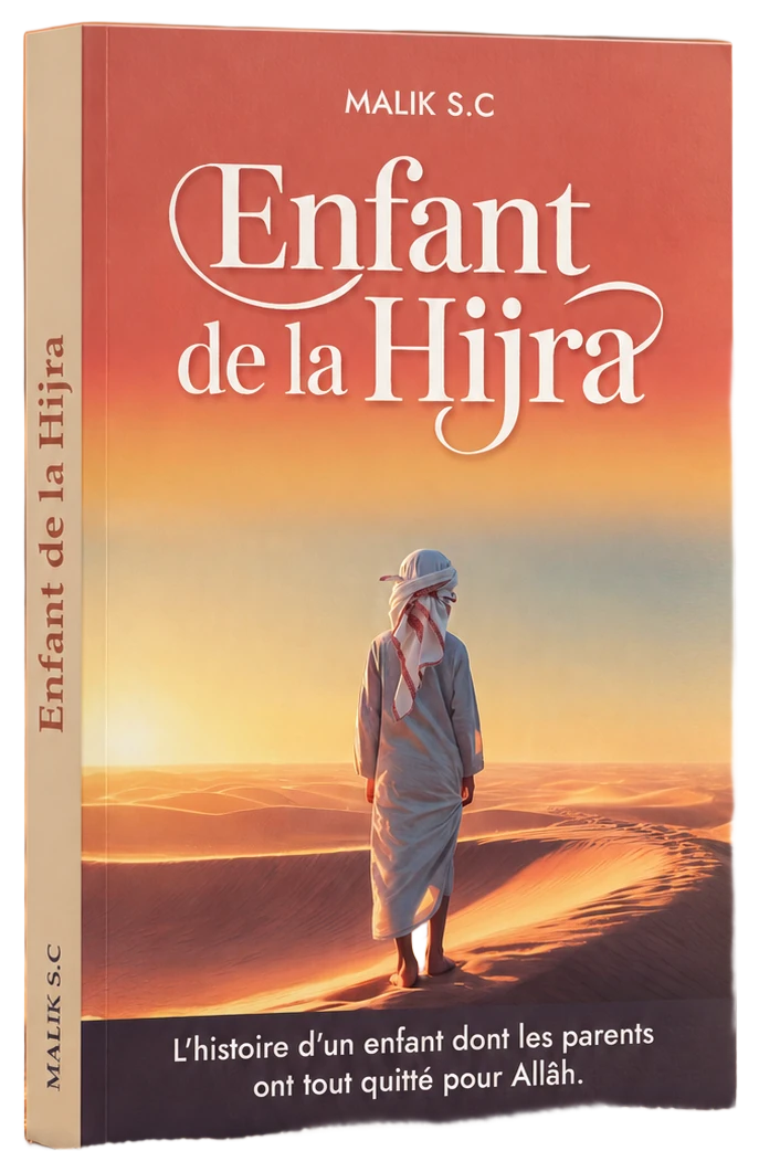 Le livre Enfant de la Hijra, broché, posé de trois quarts