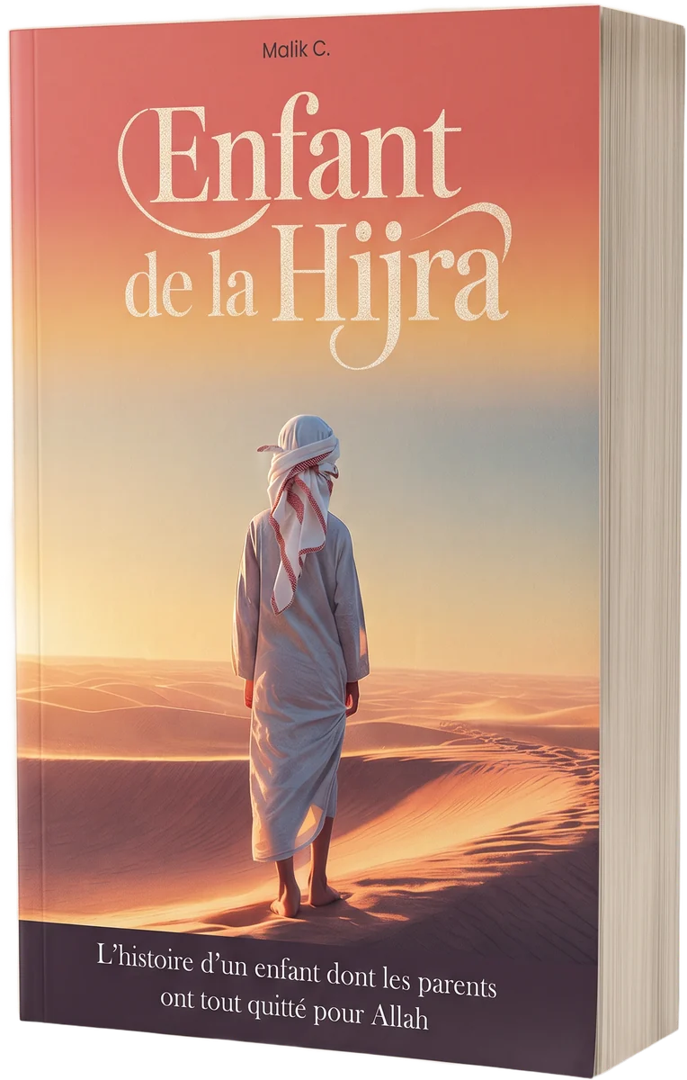 Le livre Enfant de la Hijra, broché, posé de trois quarts